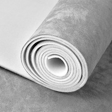 Suede Headliner Fabric with Foam Backing, 72" x 60" Durable with 5 Year Life...