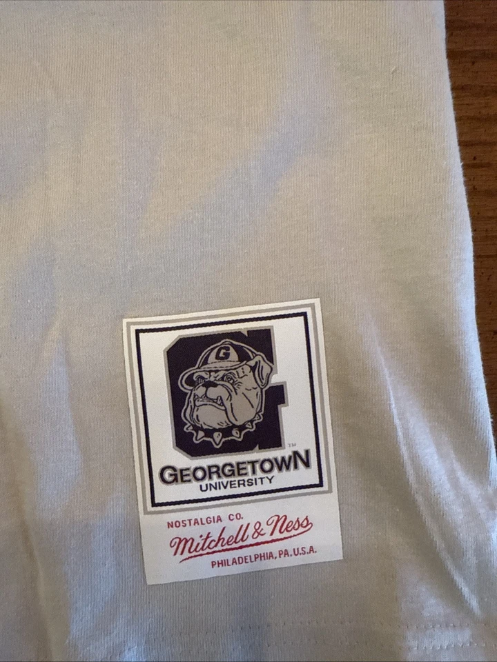 Camiseta Mitchell & Ness Georgetown Hoyas para hombre Allen Iverson #3 talla XL NUEVA CON ETIQUETAS Foto 3 de 4