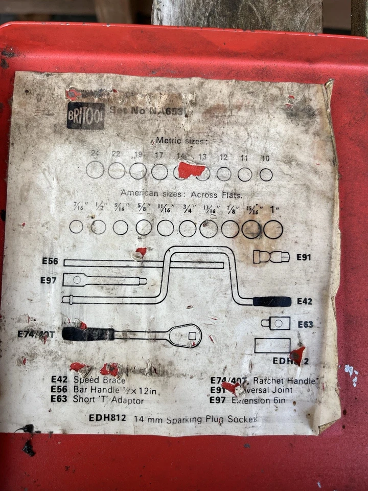 Britool 27 Piece 1/2 Drive Socket Set Metric & AF Sizes - Image 2 of 4