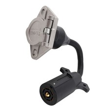 Uniwersalne 7-drożne złącze przyczepy Elastyczny przewód adaptera do większości przyczep kempingowych SDCX