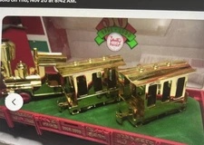 LGB G-GAUGE 41124 CHRISTMAS GONDOLA WITH GOLD GNOMY TRAIN 30TH ANNIVERSARY NEW!