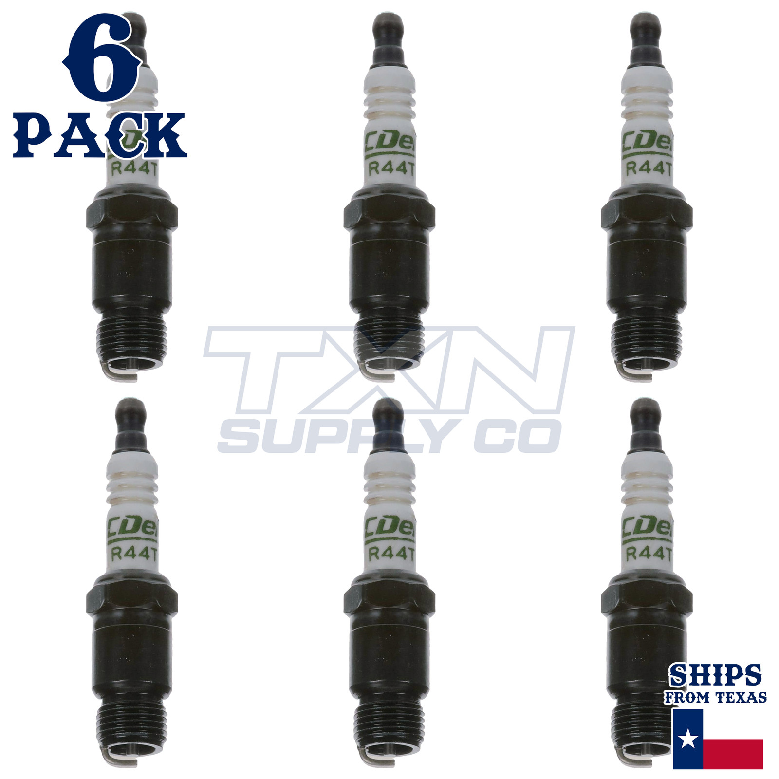 ACDelco R44T Spark Plugs 6 Pack