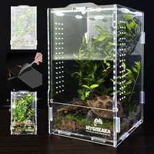 Acrylic Jumping Spider Habitat Insect Terrarium Bug Enclosure Clear Display Box