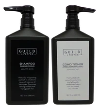 Gilchrist & Soames Guild and Pepper Warm Oak Shampoo and Conditioner Pump
