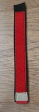 20mm SPORTS NYLON RED FABRIC ADJUSTABLE WATCH STRAP, SMART WATCH, NOS