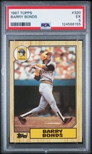 1987 Topps #320 Barry Bonds PSA 5