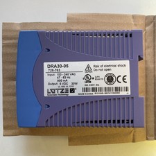 Lutze 728763 DRA30-05 Power Supply New in Box 