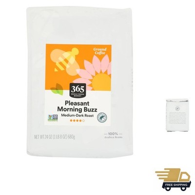 Pleasant Morning Buzz Ground Coffee, Medium-Dark Roast, 24 Ounce