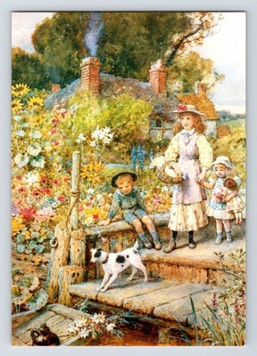 Kunst: Die Medici Gesellschaft. William S. Coleman. ''Die Fähre''. Unbestellte Postkarte.