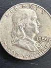 1956 Franklin Half Dollar 50C 90% Silver