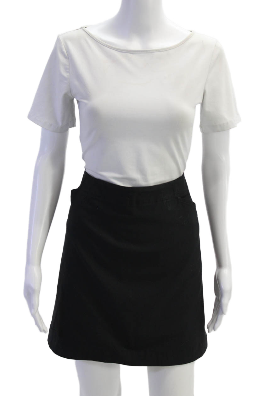 Nike Golf Womens Solid Zip Up Mini Activewear Sko… - image 1