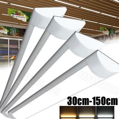 30/60/90/120cm LED Wannenleuchte Deckenleuchte Feuchtraumlampe Werkstatt Röhren
