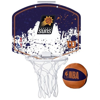  Basketball-Rückwand Unisex, Wilson NBA Team Phoenix Suns Mini Hoop, Dunkelblau