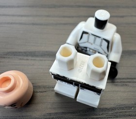 2 Genuine LEGO Star Wars Imperial Hovertank Pilot (From 75152). 1 Missing Helmet