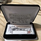 Littleton Coin Company Education Series Proof Note 4 oz .999 Silver Bar