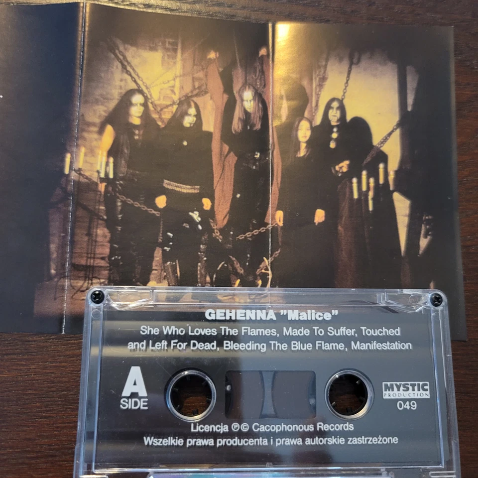 Gehenna Malice OG tape demo mayhem emperor immortal satyricon - Image 2 of 2