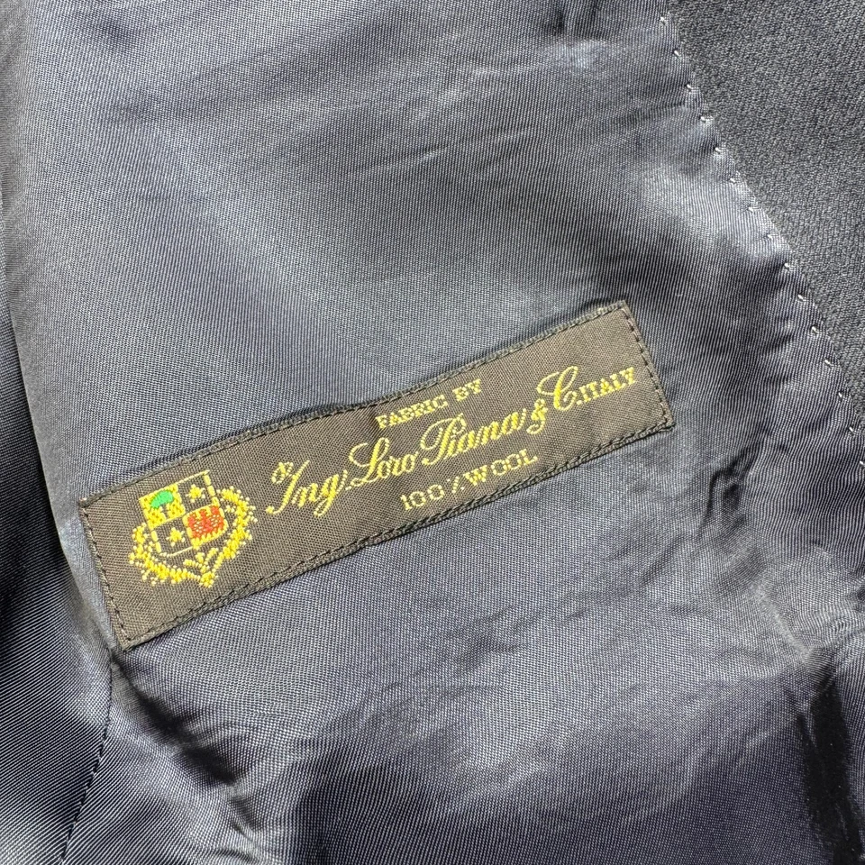 J Crew Traje Chaqueta Hombres 40 Largo Azul Ludlow Calce Ajustado Loro Piana Lana Abrigo Deportivo Foto 4 de 4