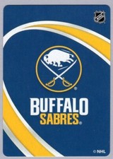 Buffalo Sabres Jersey & Team Logo NHL Hockey MasterPieces Single Playing Card