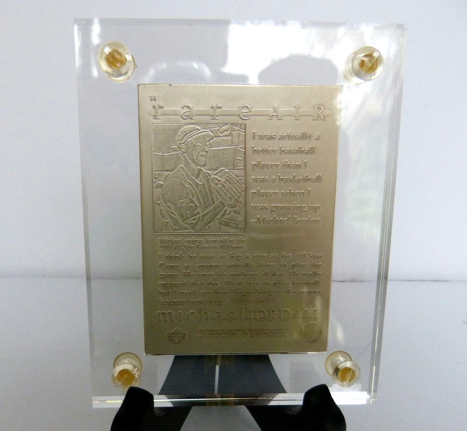 Highland Mint Michael Jordan Silver & Bronze Matching #’s Set Baseball Rare Air - Image 3 of 4