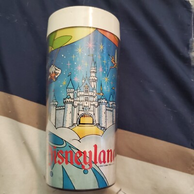 Mickey Mouse,Disneyland vintage Tumbler By Thermo Serv, tinkerbell free ship u.s