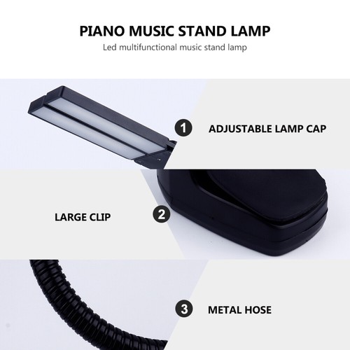 Einstellbare Licht Cello Stand Klavier Lampe Led Klavier Stehen Usb Lampe - Bild 2 von 12