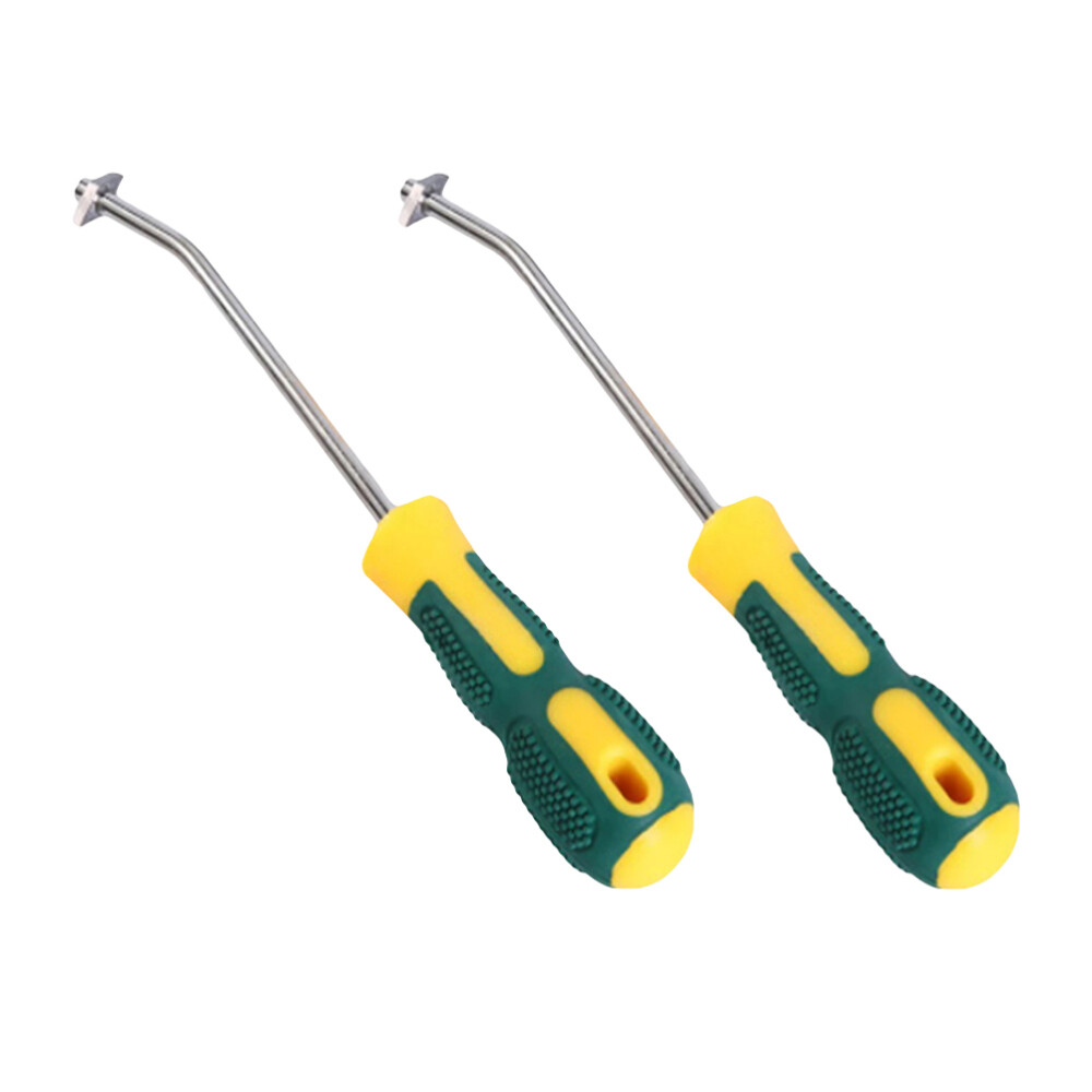 2-Pack Tile Slotter Shower Cleaner with Grout Remover Brush  