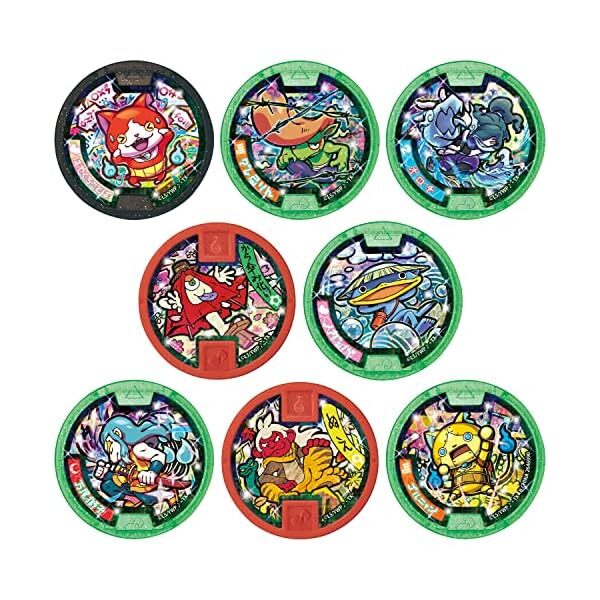 BANDAI Yo-kai Watch Yokai Medal Tsuwamono Raremono! Ninkimono! Plastic Toy N FS