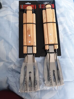Expert Grill 3 Stück Edelstahl BBQ Werkzeug Set 1 Set