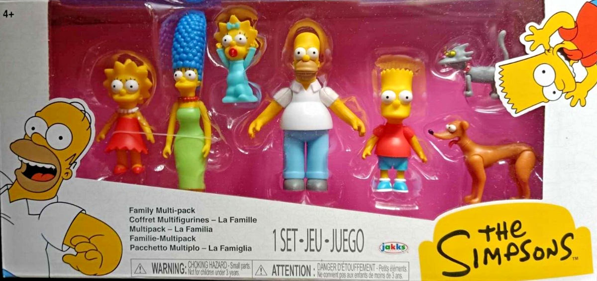 The Simpsons 6cm The Simpsons Family Action Figures Multi-Pack