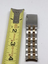 Fossil Stainless Steel Parts Links Full Band 18mm Clasp Silver/ Rose Gold V888