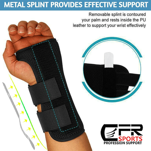 Left Right Wrist Hand Support Brace Splints Carpal Tunnel Sprain Arthritis CFR - Picture 4 of 15