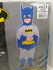 Batman  DC Comics Infant 0-6 months Halloween Amscan Costume New
