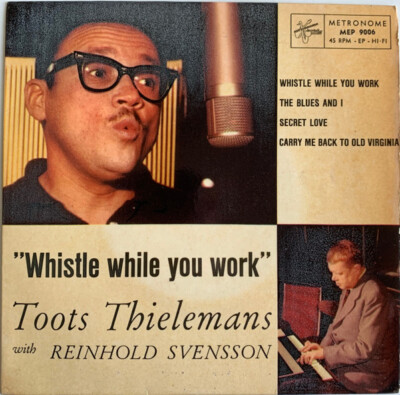 Toots Thielemans With Reinhold Svensson - Wh 7'' EP Mono Vinyl Sch