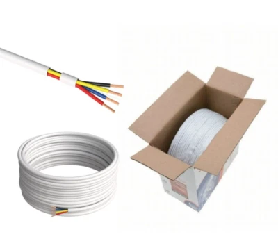 SATMAXIMUM 500ft Alarm Security Cable 22/4 AWG Stranded Unshielded Burglar/Fire/Alarm Wire