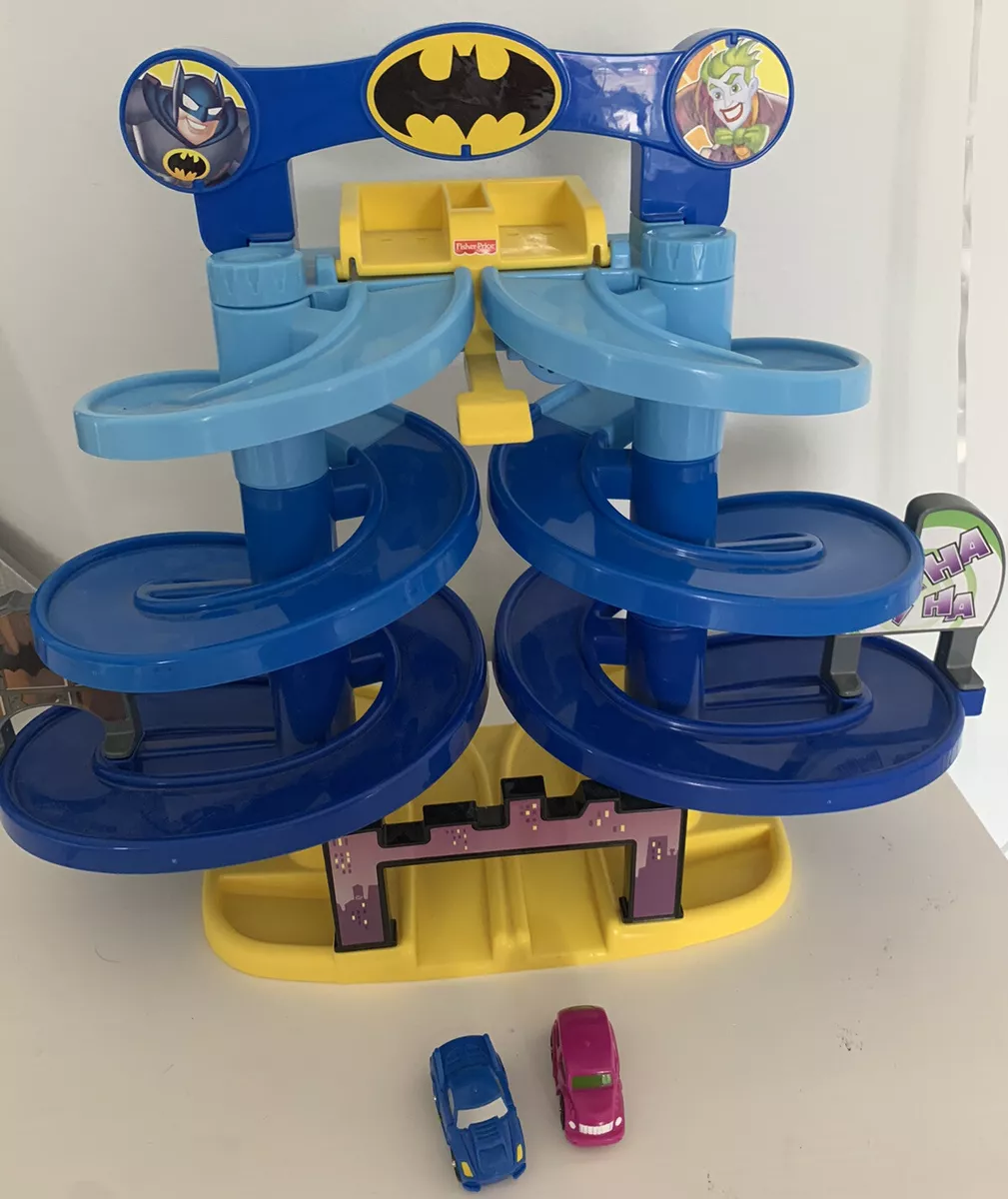 Fisher Price Spiral Speedway Batman Complete Rare Lot eBay