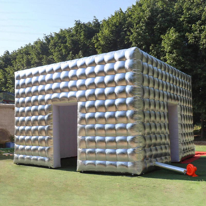 Inflatable clearance cube tent