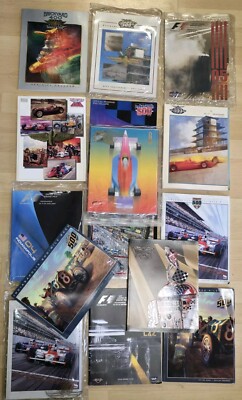 Indianapolis Indy 500 F1 Brickyard 400 Motor Speedway Racing Program Lot