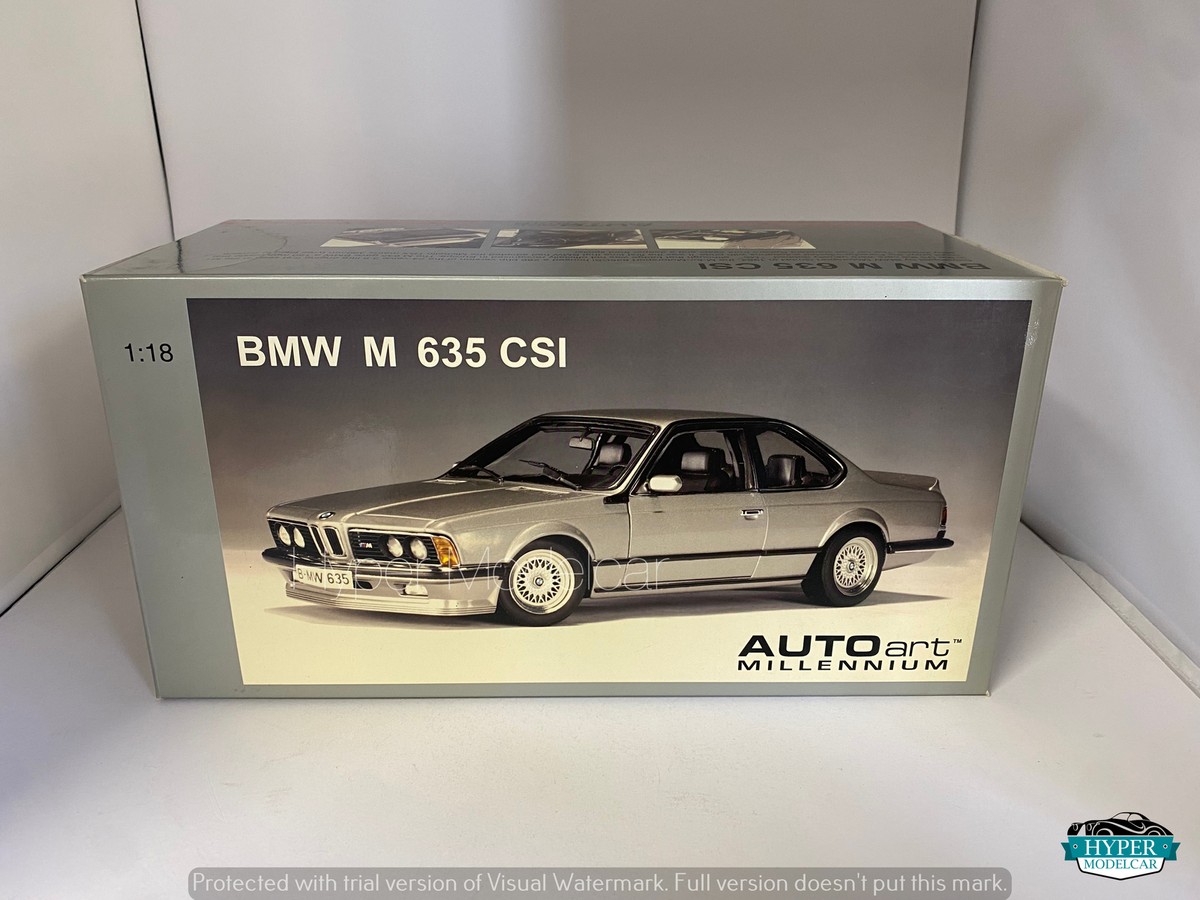 Autoart 1/18 BMW M 635 CSI 1989 Silver Met Art.70526 | eBay