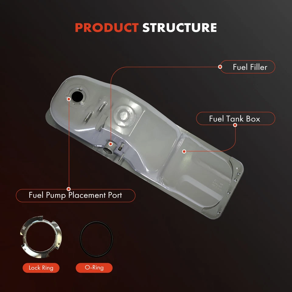 Tanque de combustible de 19 galones para camioneta Nissan 720 84-86 L4 2,4 L 2,5 L cabina extendida 4x4 Foto 2 de 4