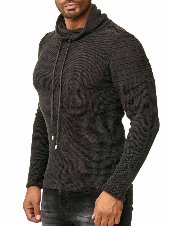 Redbridge Herren Strickpullover Pullover Knit Sweatshirt Rollkragen Strick-Pulli - Bild 2 von 4