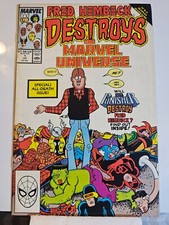 Fred Hembeck Destroys the Marvel Universe #1 Comic 1989 Marvel Comics