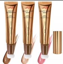 LIFUS Beauty Wand Makeup Set - Face Liquid Cream Contour Highlighter Bronzer ...