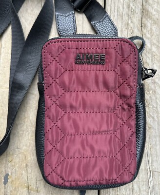 Aimee Kestenberg Burgundy Leather cross body Aimee Kestenberg Fringe Leather Crossbody - Take Me Out  main image 2