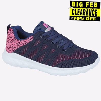 Dek Aurora Womens MEMORY FOAM Fitness Workout Gym Sneakers Trainers Navy