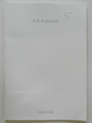 A R Kubiczek Graphik Unikat Helene Rottmann Brugg