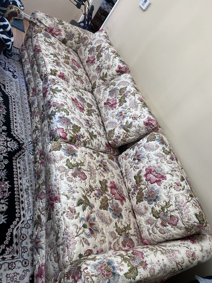 Vintage floral Design sofa eBay