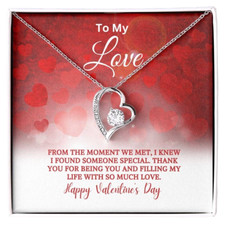 To My Love Necklace Valentines Day Gift for Wife Jewelry Gift for Girlfriend