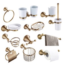 Antique Brass Bathroom Hardware Accessories S...