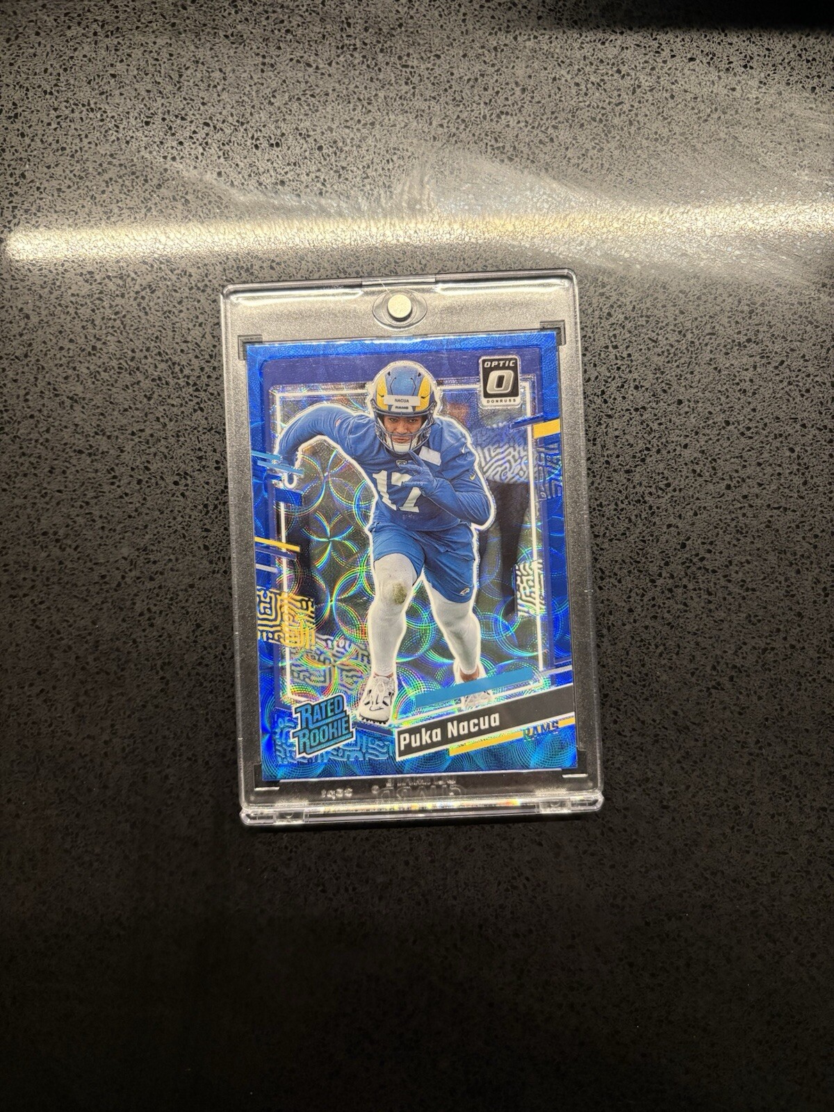 2023 Panini Donruss - Rated Rookie Optic Preview Blue Scope #357 Puka Nacua (RC)