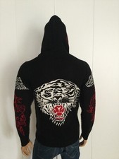 Ed Hardy By Christian Audigier Zip Up Hoodie Size L